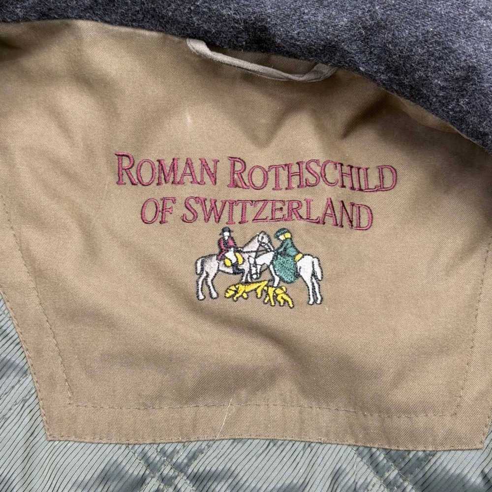 Roman Rothschild of Switzerland 923030 Size 25 Mens XL Amaretta Faux Suede Coat - Picture 13 of 16